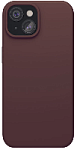 Чехол силиконовый Magsafe для iPhone 15 Plus, коричневый 