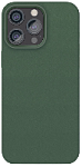Чехол кожаный с MagSafe для iPhone 15 Pro Max, темно-зеленый