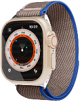 Ремешок нейлоновый Trail Band “vlp” для Apple Watch 44/45/49mm (синий-серый)