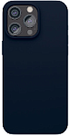 Чехол силиконовый Magsafe для iPhone 15 Pro Max, тёмно-синий