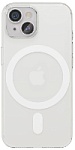 Чехол защитный Magsafe для iPhone 15 Plus, белый