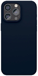 Чехол силиконовый для iPhone 15 Pro Max, тёмно-синий