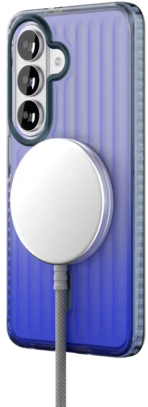 картинка Чехол защитный VLP Pulse Case с MagSafe для Samsung Galaxy S26, синий от магазина Технолав