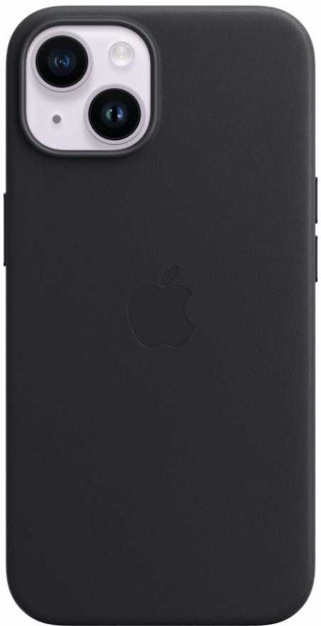 картинка Чехол кожаный Apple MagSafe для iPhone 14  (тёмная ночь) от магазина Технолав