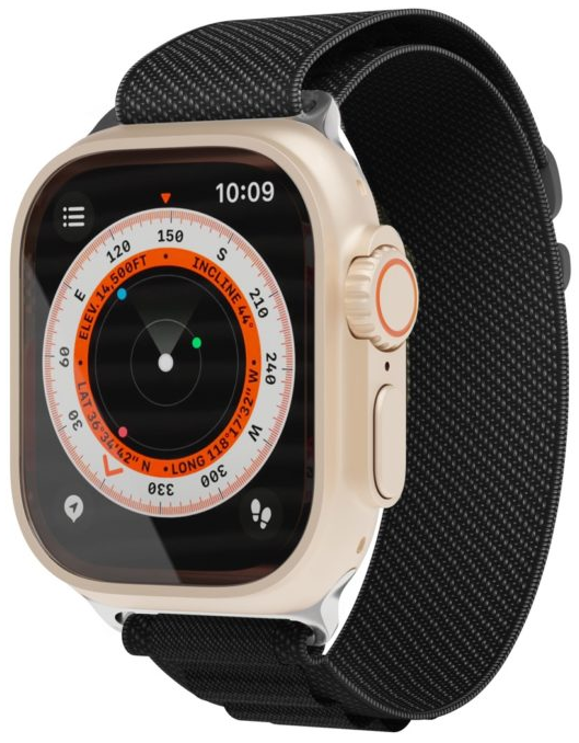 картинка Ремешок нейлоновый Extreme Band “vlp” для Apple Watch 44/45/49mm (черный) от магазина Технолав