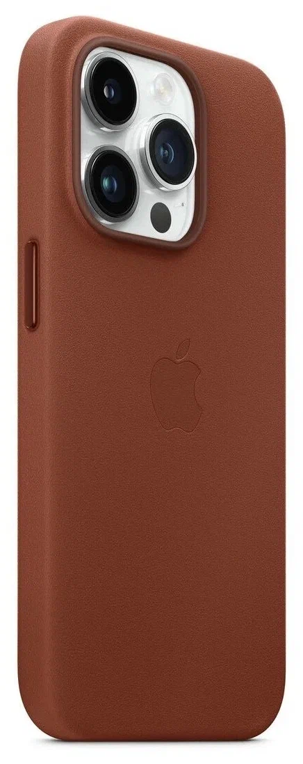 картинка Чехол кожаный Apple MagSafe для iPhone 14 Pro (коричневый) от магазина Технолав