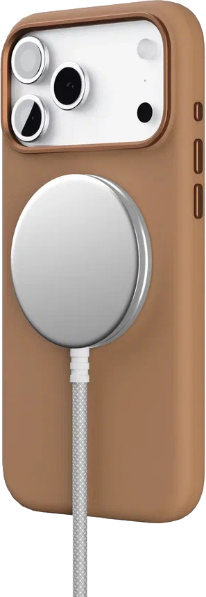 картинка Чехол защитный VLP Aster Pro Case с MagSafe для iPhone 17 Pro Max, коричневый от магазина Технолав