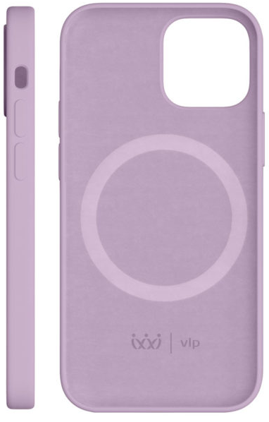 картинка Чехол защитный “vlp” Silicone case with MagSafe для iPhone 13 mini, Soft Touch, фиолетовый  от магазина Технолав
