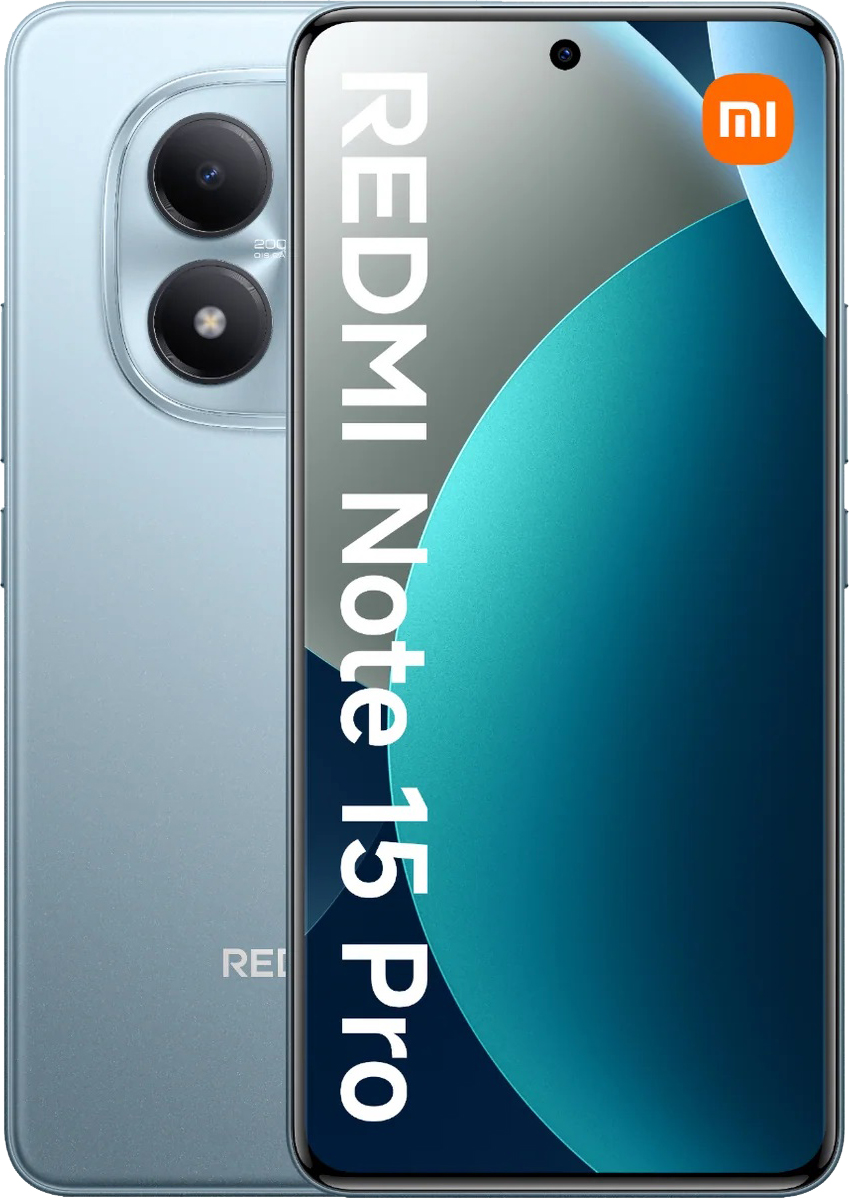 картинка Смартфон Xiaomi Redmi Note 15 Pro 12/256GB Glacier Blue (голубой) от магазина Технолав