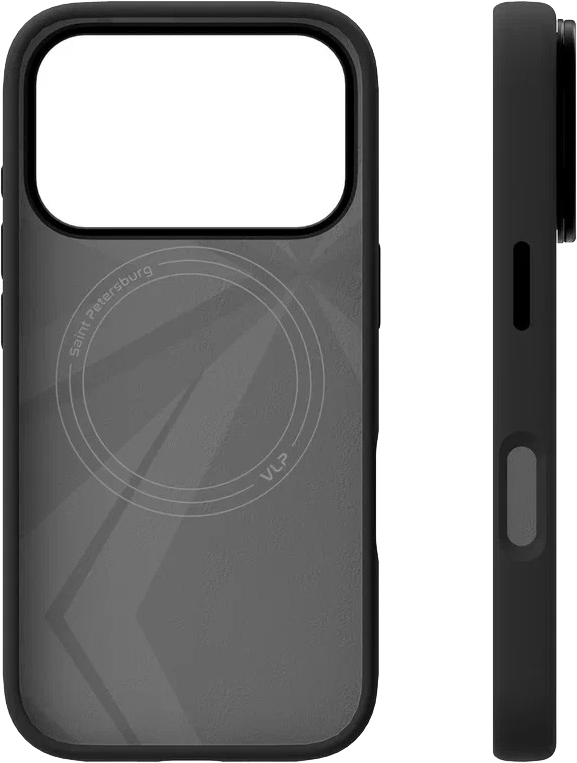 картинка Чехол защитный VLP Aster Pro Stand Case с MagSafe для iPhone 17 Pro, черный от магазина Технолав