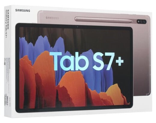 картинка Планшет Samsung Galaxy Tab S7+ Wi-Fi 128Gb (бронза) от магазина Технолав