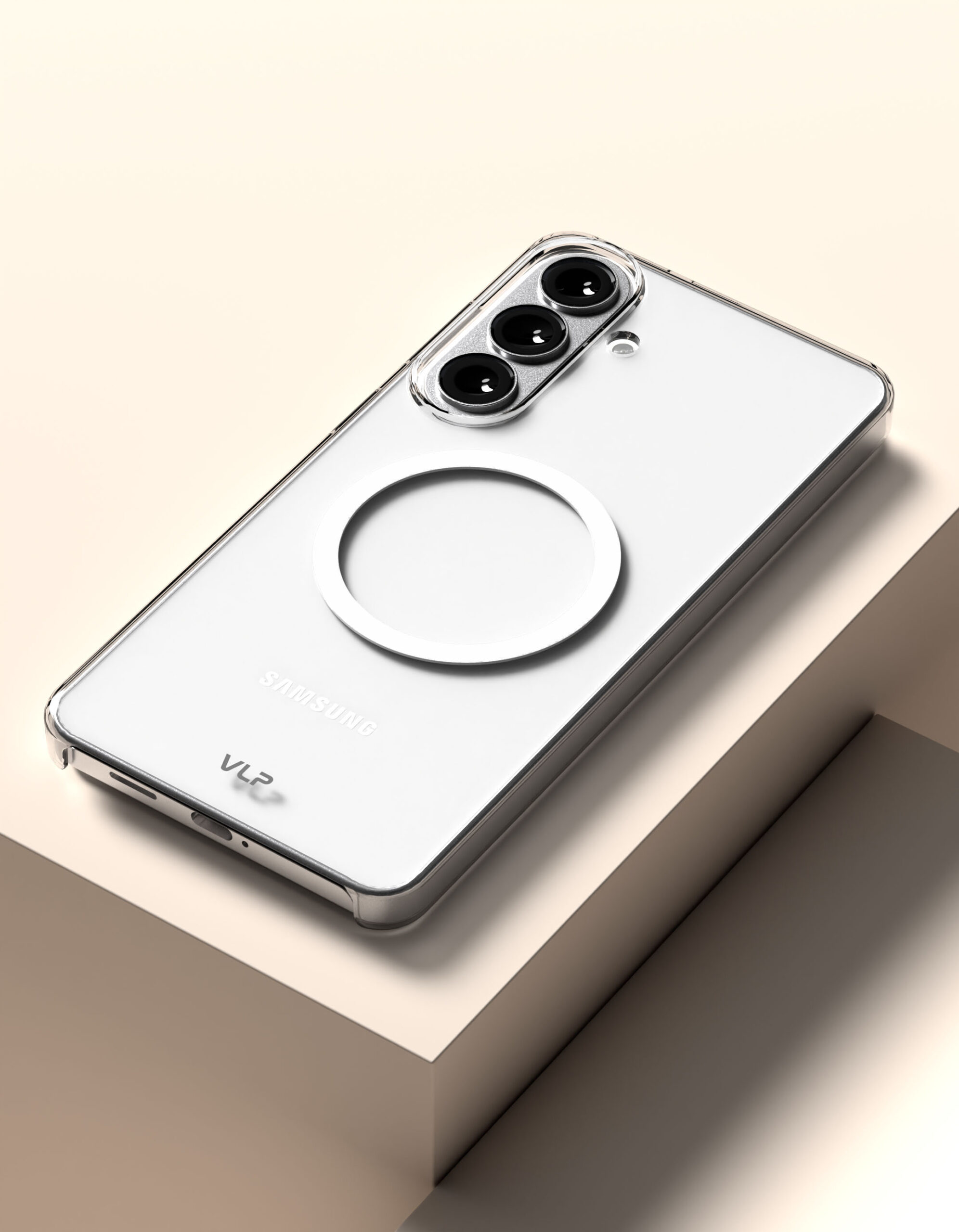 картинка Чехол защитный VLP Puro Case с MagSafe для Samsung Galaxy S26, прозрачный от магазина Технолав