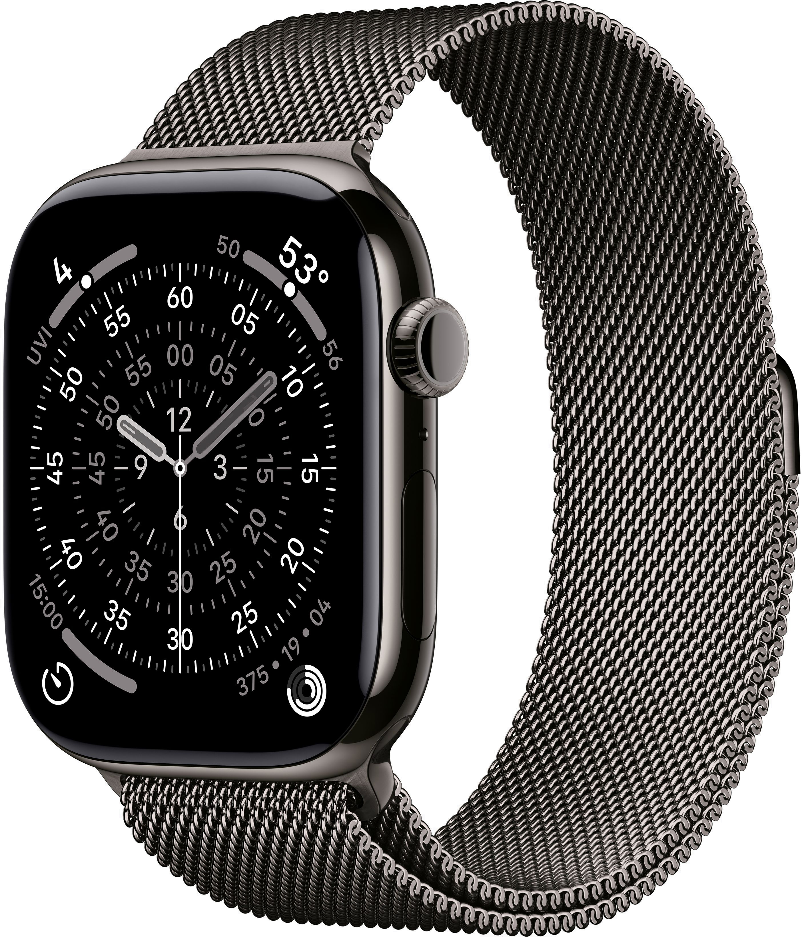 картинка Умные часы Apple Watch Series 11 46mm Slate Titanium Case with Slate Milanese Loop от магазина Технолав