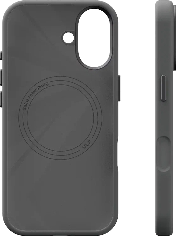 картинка Чехол защитный VLP Aster Pro Case с MagSafe для iPhone 17, серый от магазина Технолав
