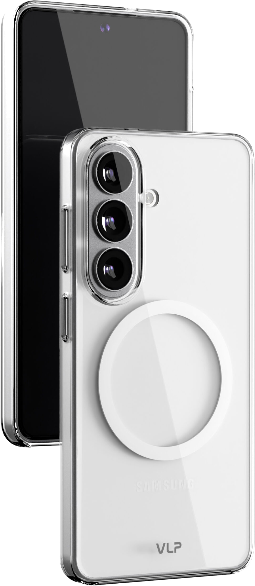 картинка Чехол защитный VLP Puro Case с MagSafe для Samsung Galaxy S26, прозрачный от магазина Технолав