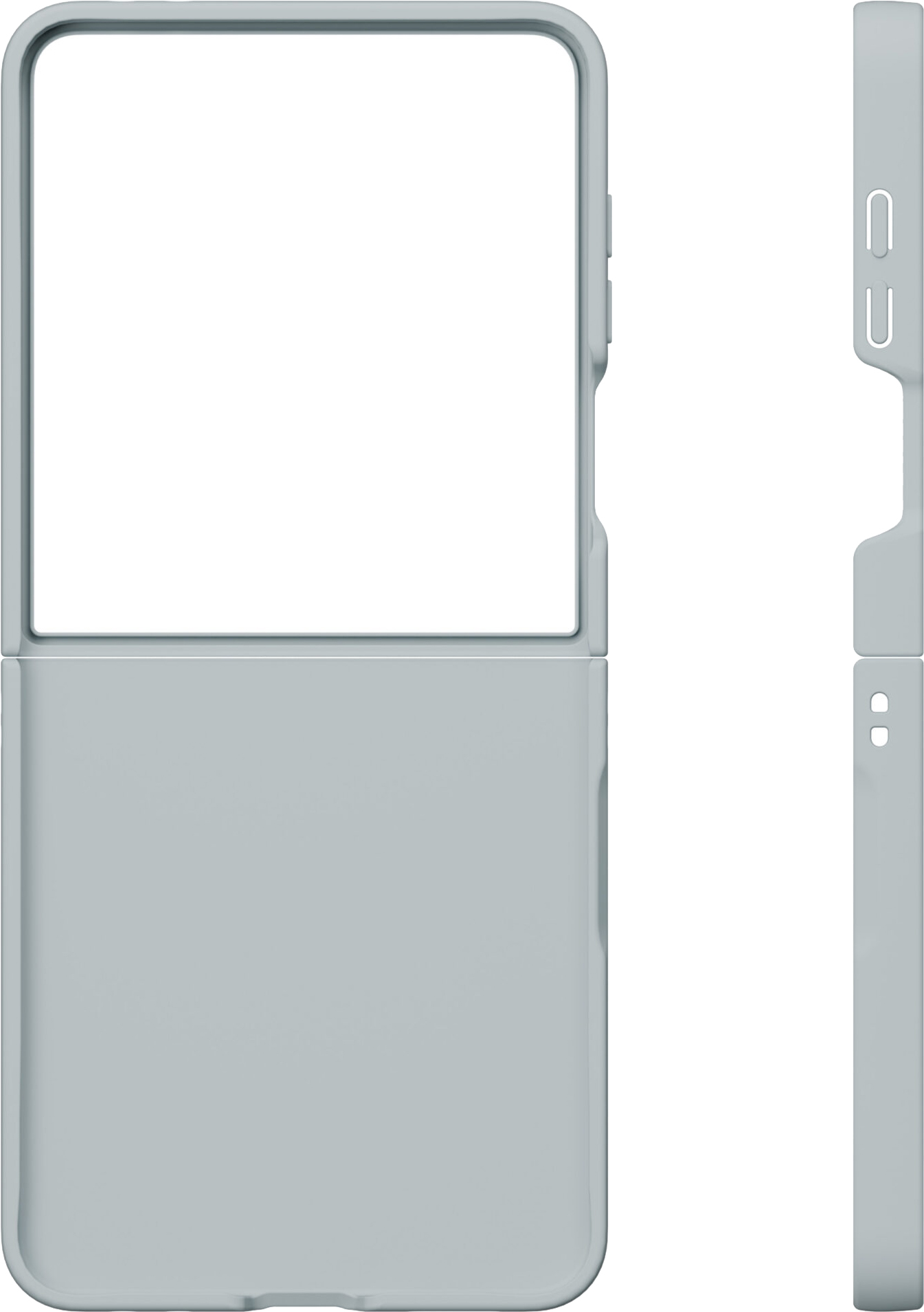 картинка Чехол защитный VLP Flex Case с MagSafe для Samsung Galaxy Z Flip7, серый от магазина Технолав