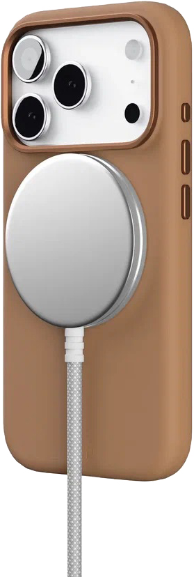 картинка Чехол защитный VLP Aster Pro Case с MagSafe для iPhone 17 Pro, коричневый от магазина Технолав