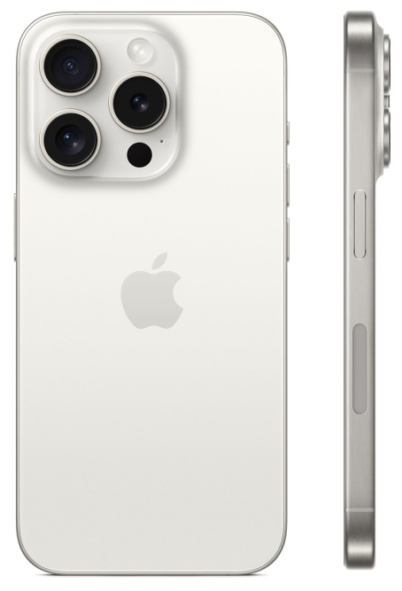 картинка Смартфон Apple iPhone 15 Pro 512GB (титановый белый) от магазина Технолав