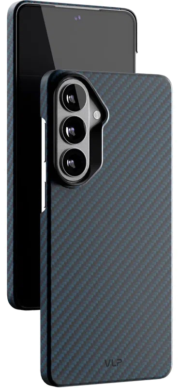 картинка Чехол защитный VLP Kevlar Case с MagSafe для Samsung Galaxy S26+, синий от магазина Технолав