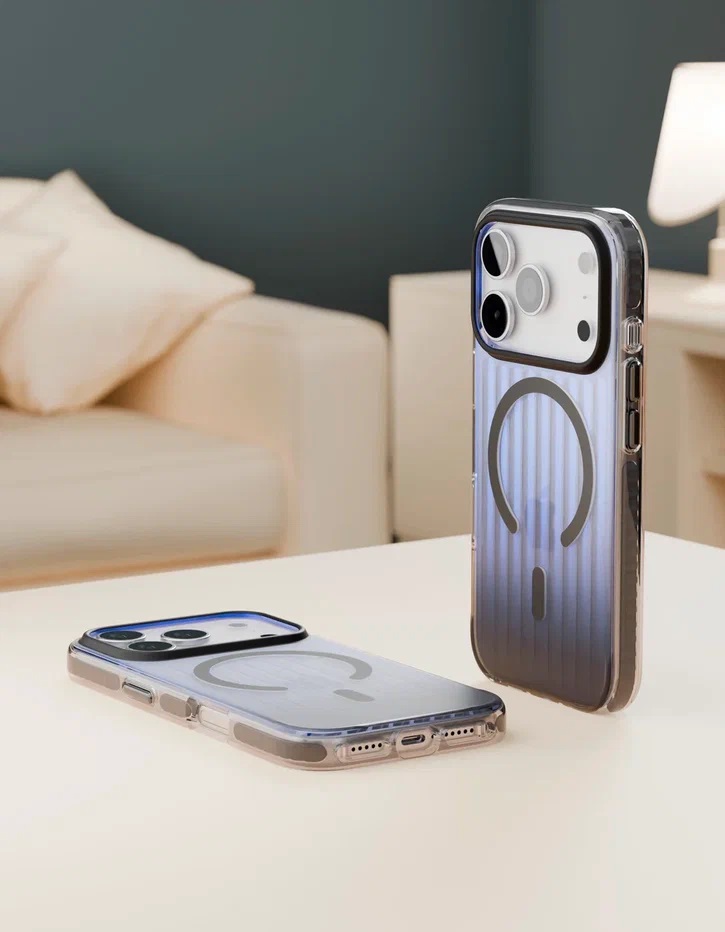 картинка Чехол защитный VLP Pulse Case с MagSafe для iPhone 17 Pro, черный от магазина Технолав