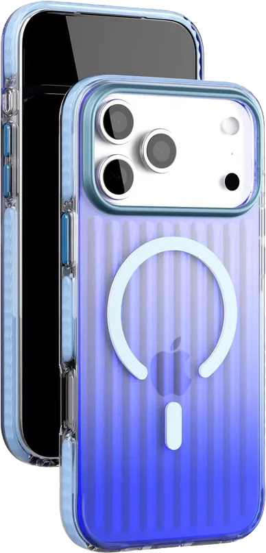 картинка Чехол защитный VLP Pulse Case с MagSafe для iPhone 17 Pro Max, синий от магазина Технолав