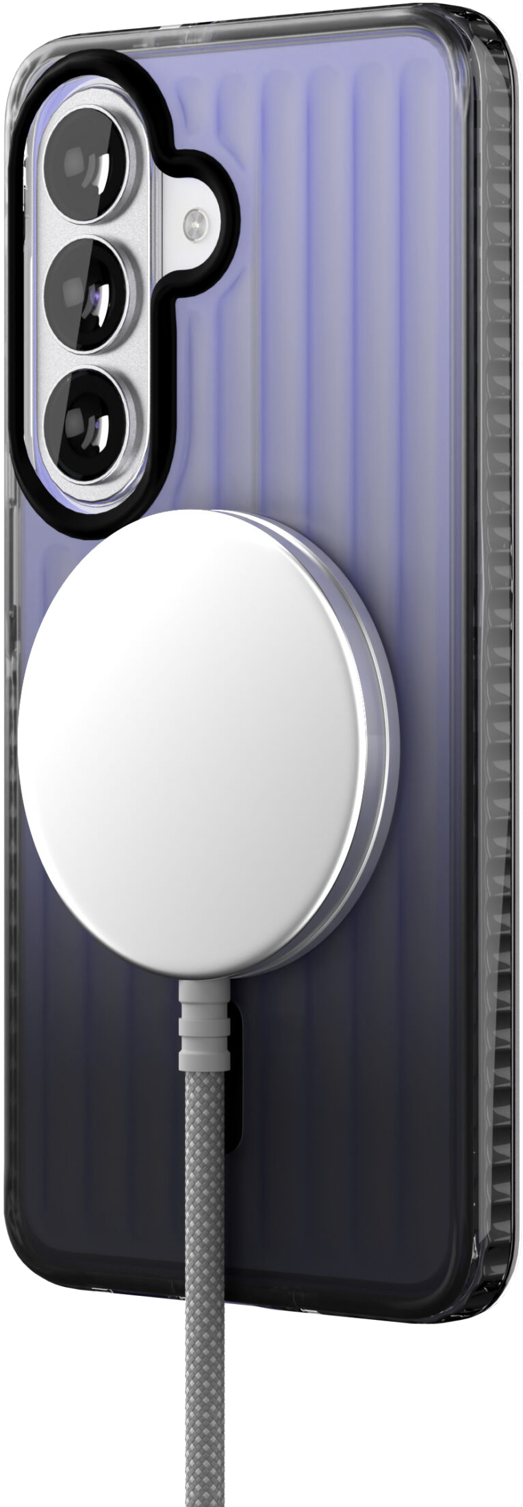 картинка Чехол защитный VLP Pulse Case с MagSafe для Samsung Galaxy S26, черный от магазина Технолав