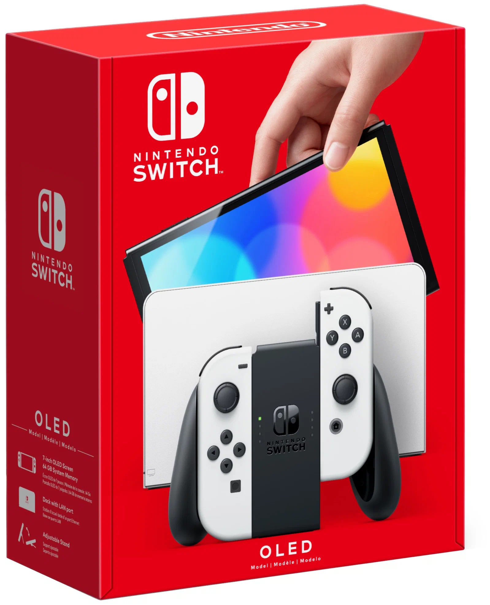 картинка Игровая приставка Nintendo Switch OLED 64 ГБ, белый от магазина Технолав