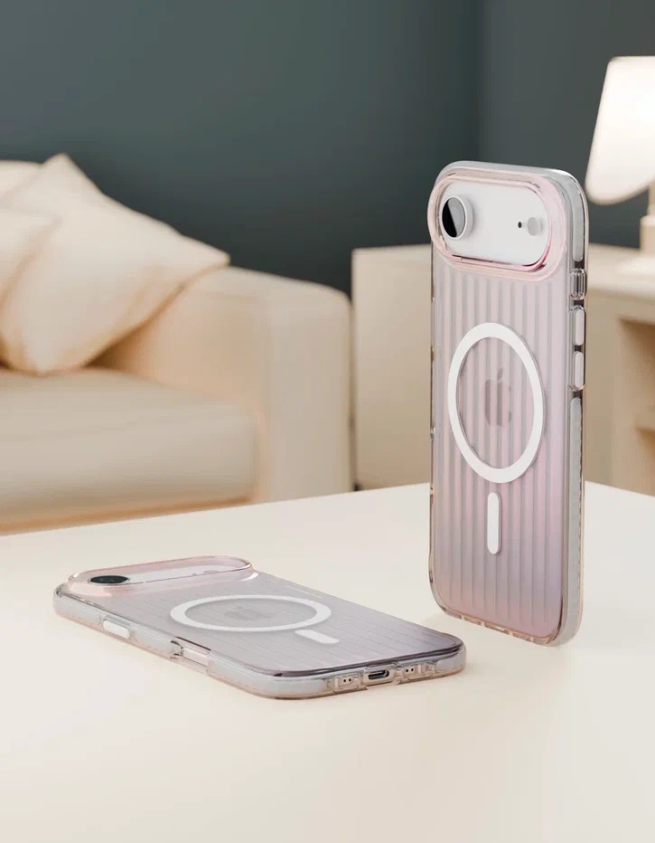 картинка Чехол защитный VLP Pulse Case с MagSafe для iPhone Air, перламутровый от магазина Технолав