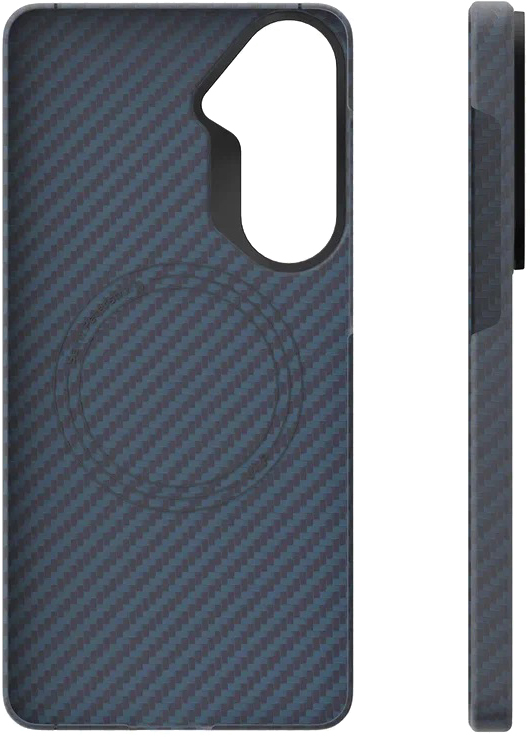 картинка Чехол защитный VLP Kevlar Case с MagSafe для Samsung Galaxy S26+, синий от магазина Технолав