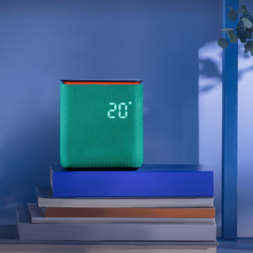картинка Умная колонка Яндекс Станция Миди с Алисой, с Zigbee, 24 Вт, изумрудный от магазина Технолав