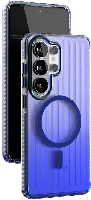 картинка Чехол защитный VLP Pulse Case с MagSafe для Samsung Galaxy S26 Ultra, синий от магазина Технолав