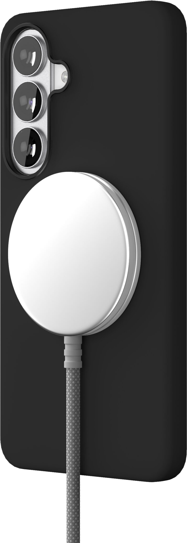 картинка Чехол защитный VLP Aster Pro Case с MagSafe для Samsung Galaxy S26+, черный от магазина Технолав