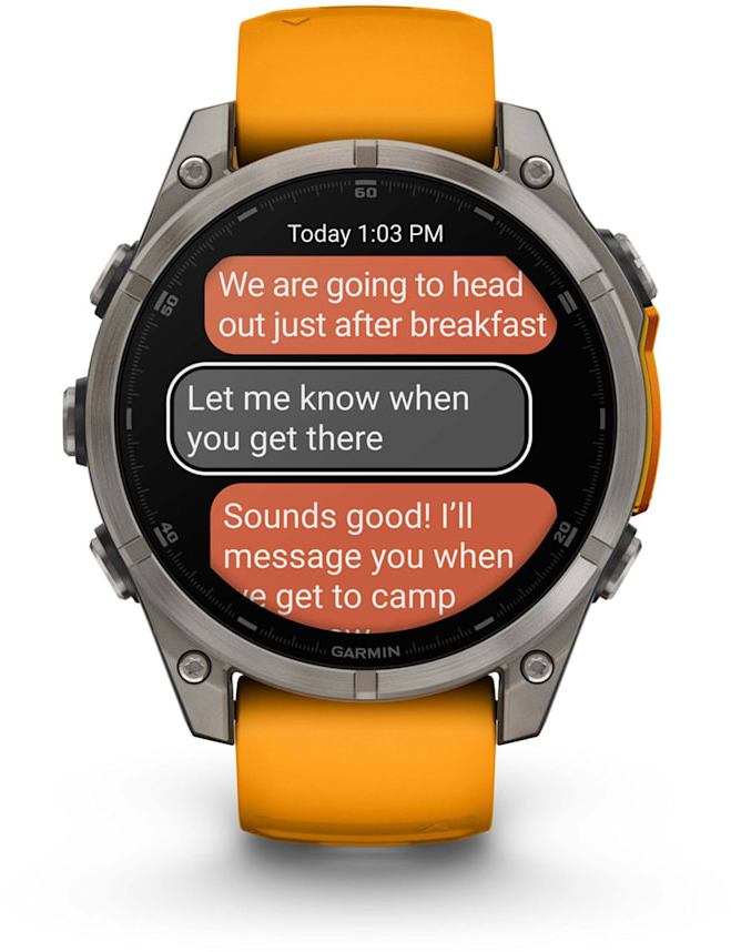 картинка Смарт-часы Garmin Fenix 8 47mm AMOLED Sapphire Graphite DLC Titanium Spark Orange Silicone (010-02904-19) от магазина Технолав