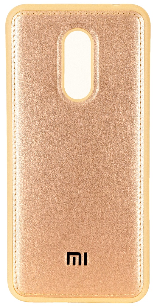 картинка Чехол-накладка с логотипом для Xiaomi Redmi 5 Plus (золотистый) от магазина Технолав