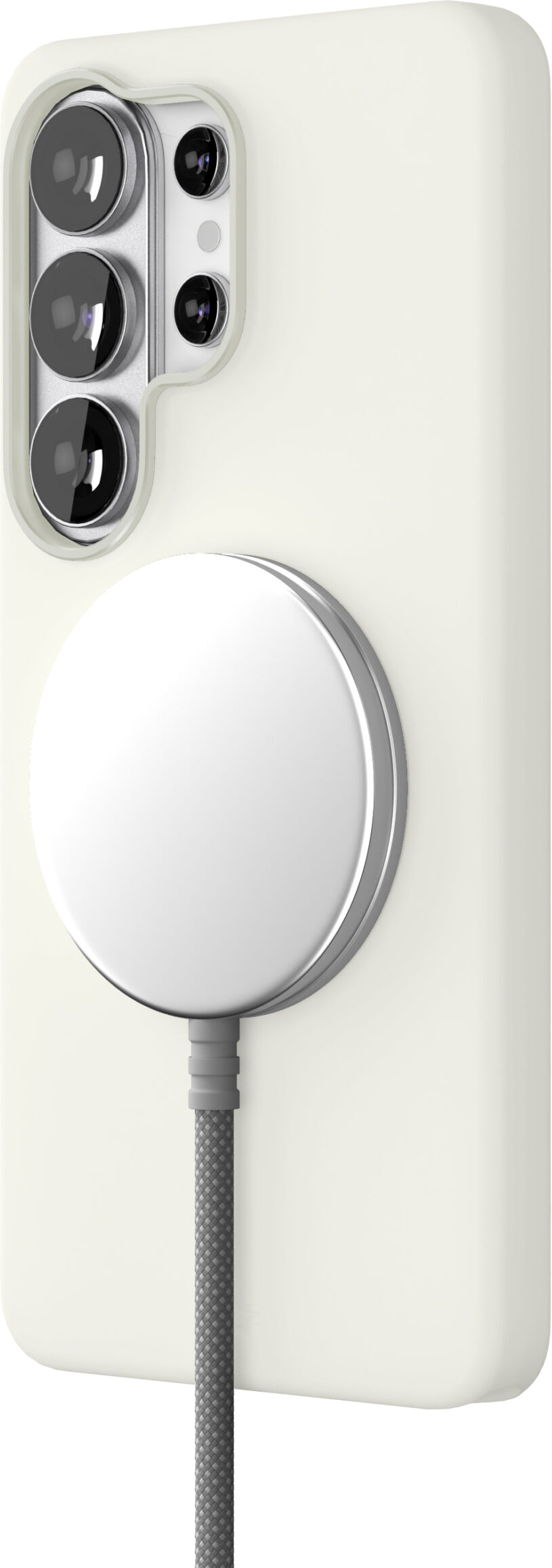 картинка Чехол защитный VLP Aster Pro Case с MagSafe для Samsung Galaxy S26 Ultra, белый от магазина Технолав