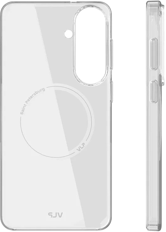 картинка Чехол защитный VLP Puro Case с MagSafe для Samsung Galaxy S26+, прозрачный от магазина Технолав