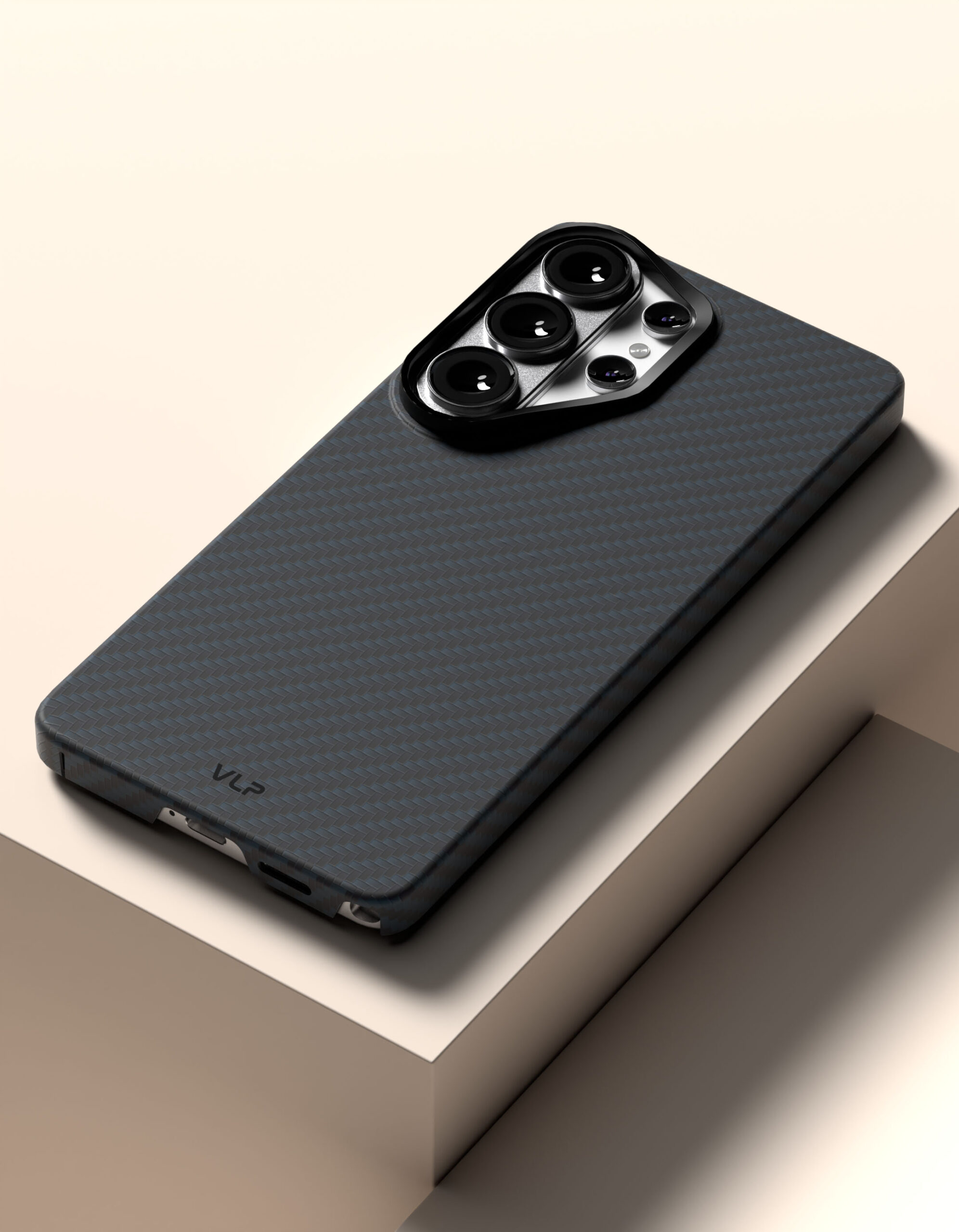 картинка Чехол защитный VLP Kevlar Case с MagSafe для Samsung Galaxy S26 Ultra, синий от магазина Технолав