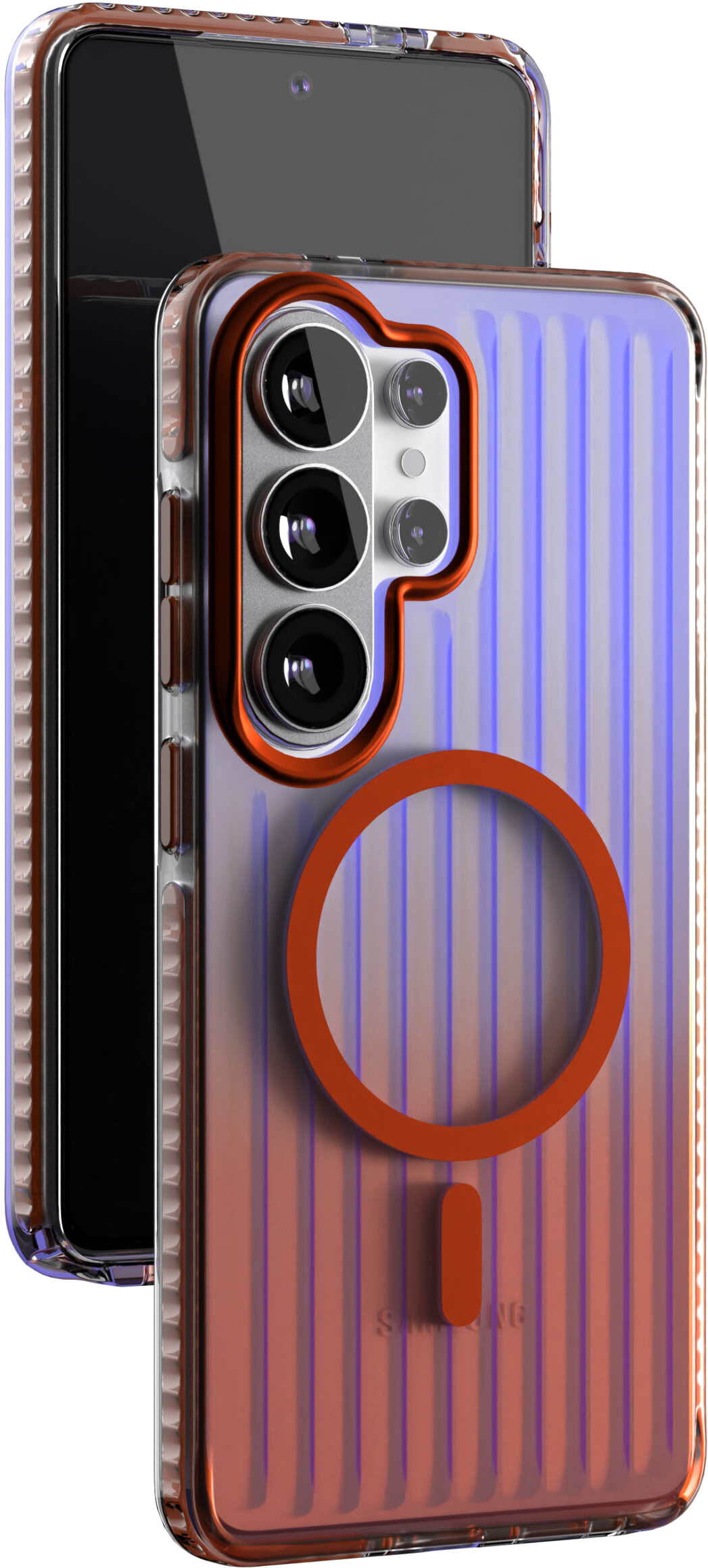 картинка Чехол защитный VLP Pulse Case с MagSafe для Samsung Galaxy S26 Ultra, оранжевый от магазина Технолав