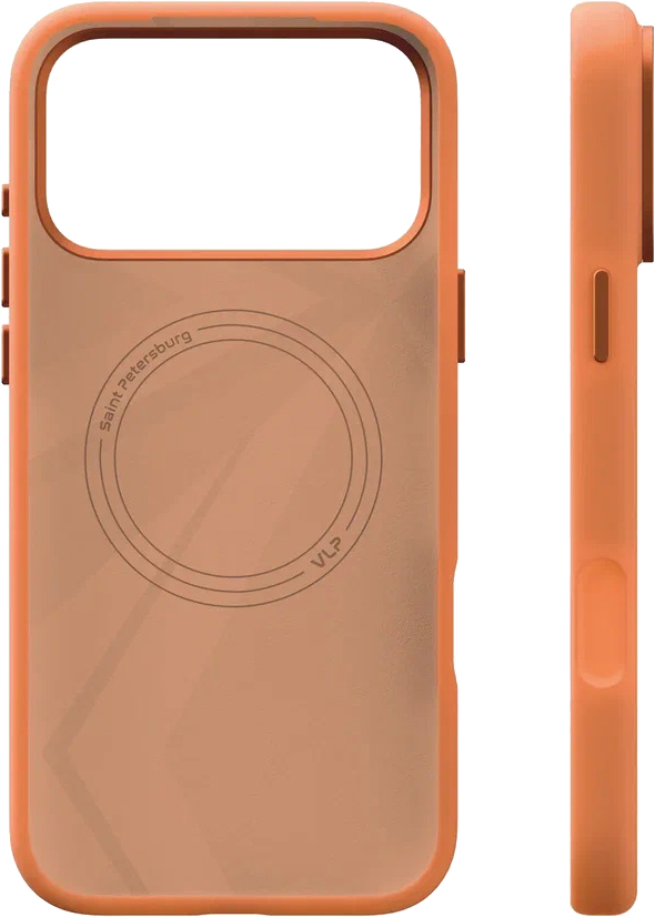 картинка Чехол защитный VLP Aster Pro Case с MagSafe для iPhone 17 Pro Max, оранжевый от магазина Технолав
