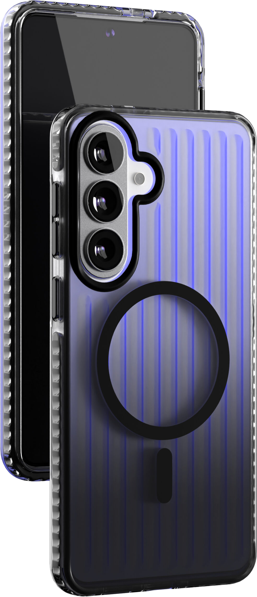 картинка Чехол защитный VLP Pulse Case с MagSafe для Samsung Galaxy S26+, черный от магазина Технолав