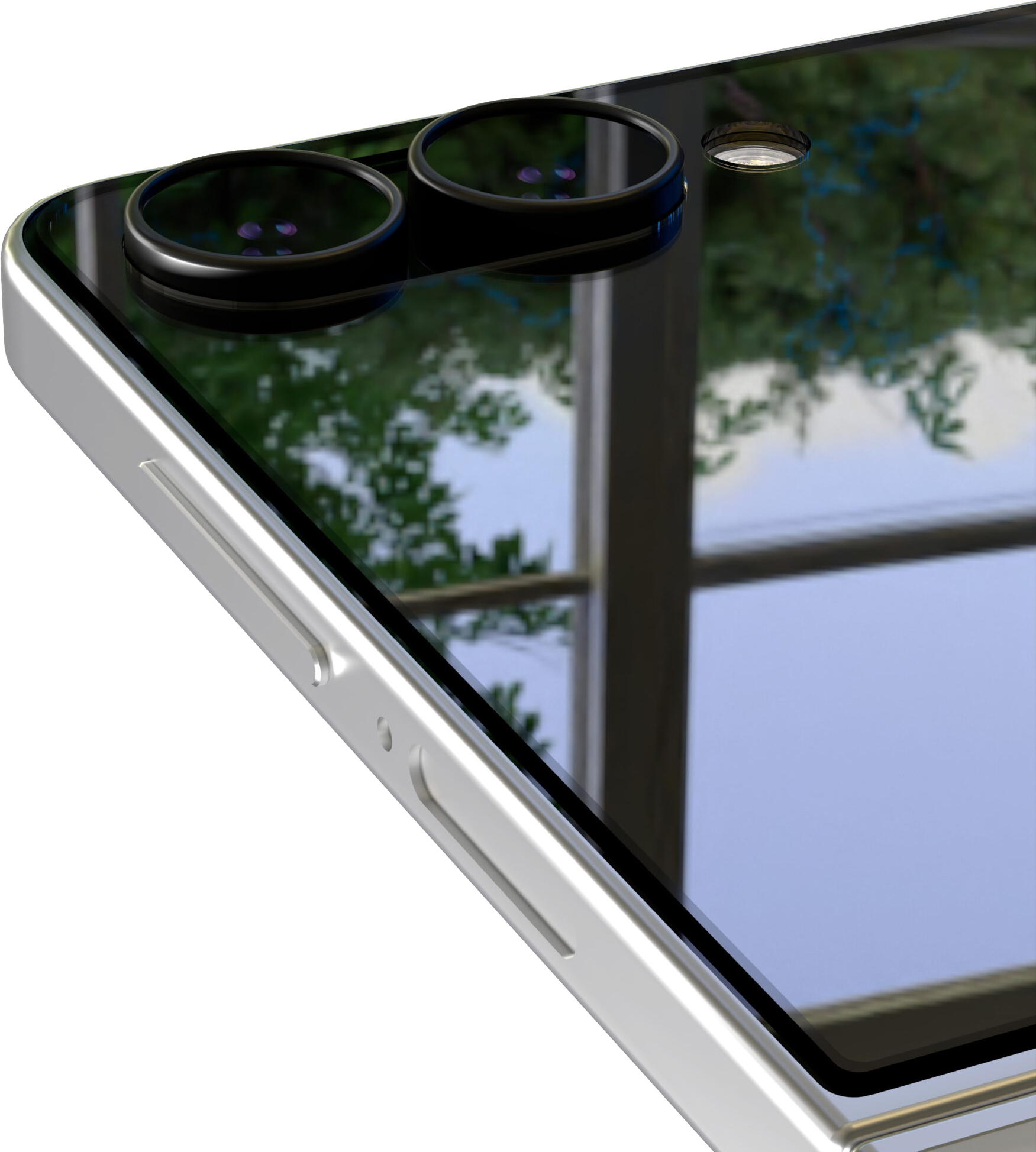 картинка Стекло защитное 2.5D VLP Premium Shield для Samsung Galaxy Z Flip7, с черной рамкой от магазина Технолав