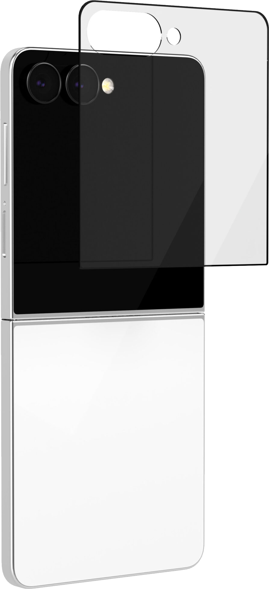 картинка Стекло защитное 2.5D VLP Premium Shield для Samsung Galaxy Z Flip7, с черной рамкой от магазина Технолав