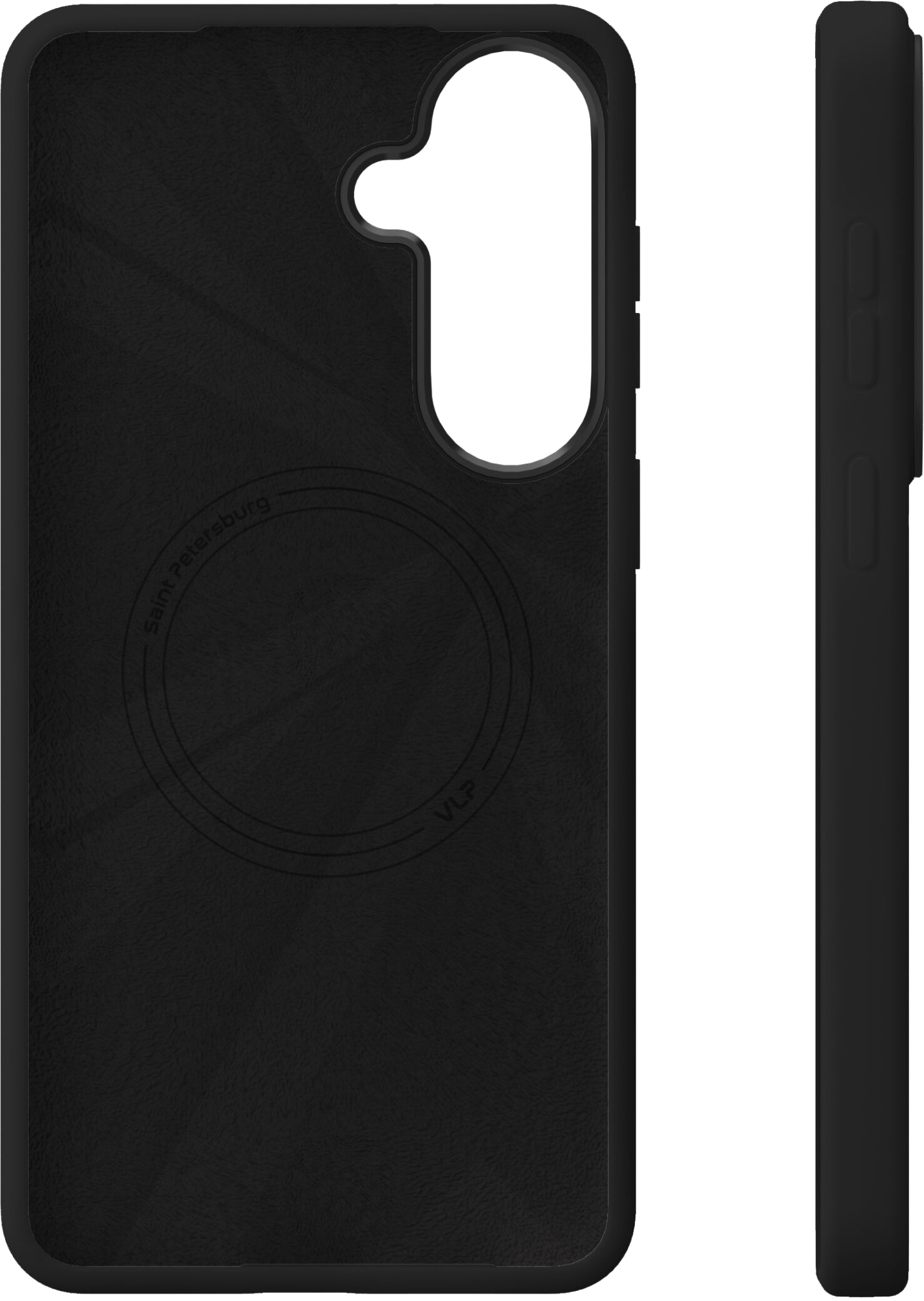 картинка Чехол защитный VLP Aster Pro Case с MagSafe для Samsung Galaxy S26+, черный от магазина Технолав