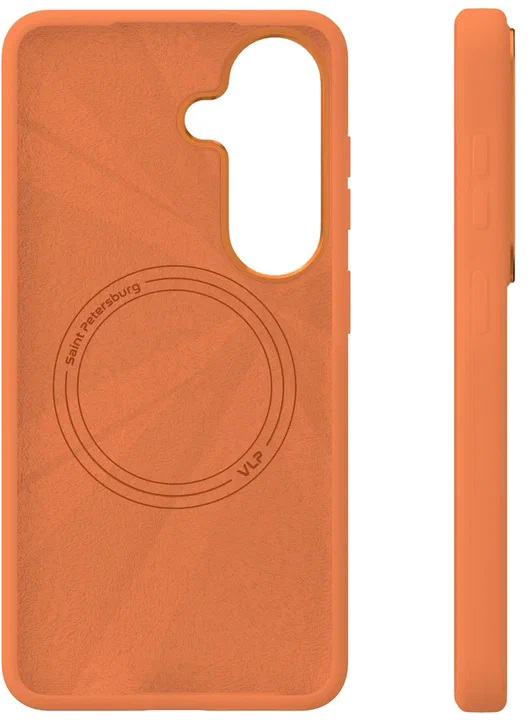 картинка Чехол защитный VLP Aster Pro Case с MagSafe для Samsung Galaxy S26, оранжевый от магазина Технолав
