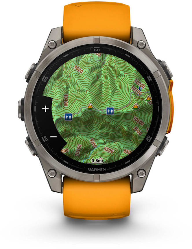картинка Смарт-часы Garmin Fenix 8 47mm AMOLED Sapphire Graphite DLC Titanium Spark Orange Silicone (010-02904-19) от магазина Технолав