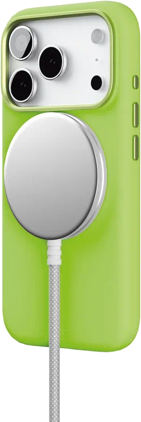 картинка Чехол защитный VLP Aster Pro Case с MagSafe для iPhone 17 Pro, лайм от магазина Технолав