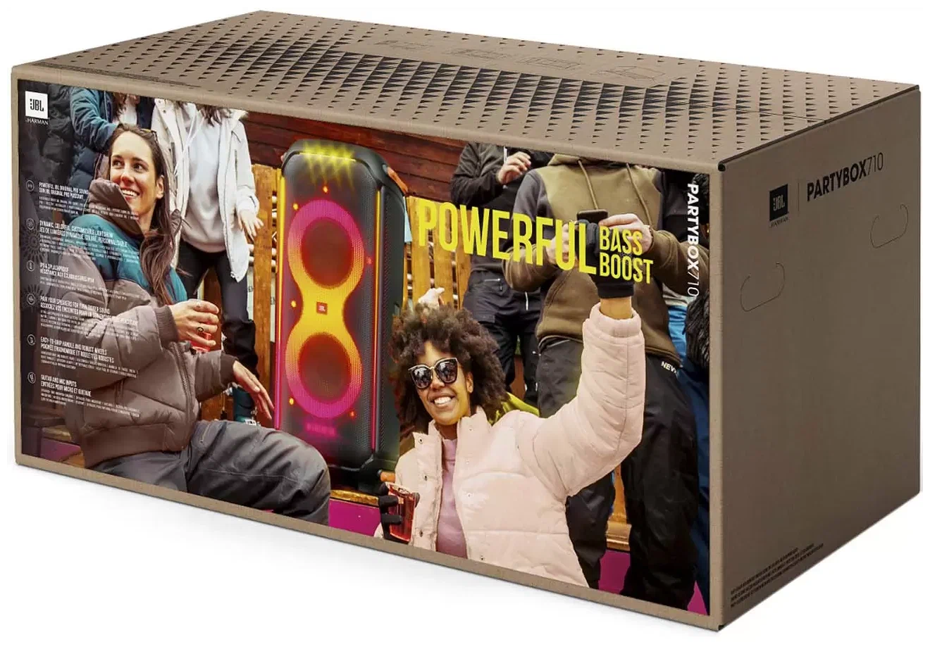 картинка Портативная акустика JBL Partybox 710, 800 Вт, черный от магазина Технолав