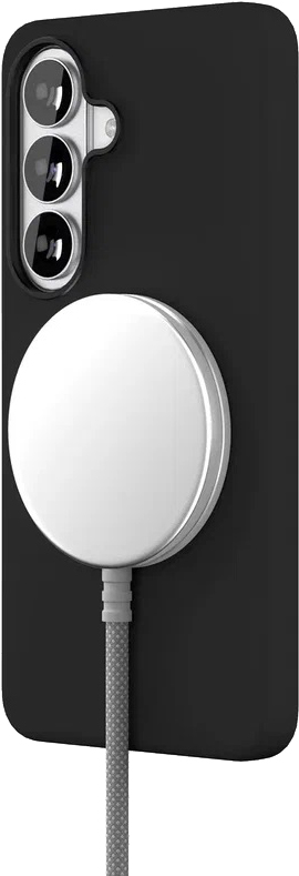 картинка Чехол защитный VLP Aster Pro Case с MagSafe для Samsung Galaxy S26, черный от магазина Технолав