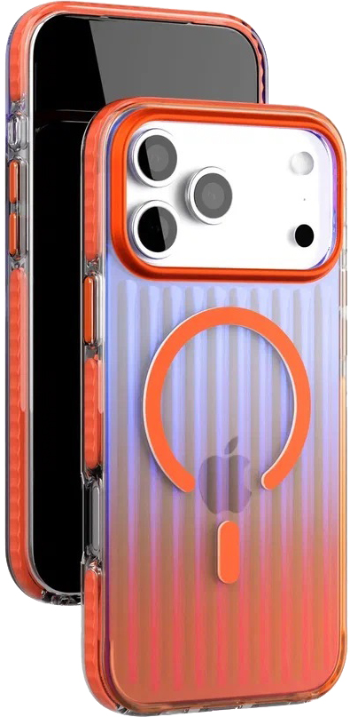 картинка Чехол защитный VLP Pulse Case с MagSafe для iPhone 17 Pro Max, оранжевый от магазина Технолав