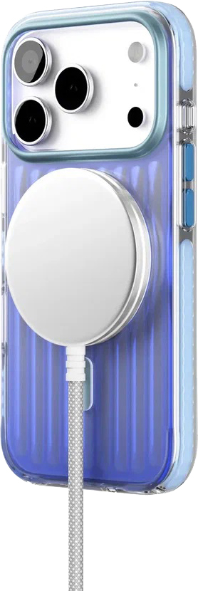 картинка Чехол защитный VLP Pulse Case с MagSafe для iPhone 17 Pro, синий от магазина Технолав